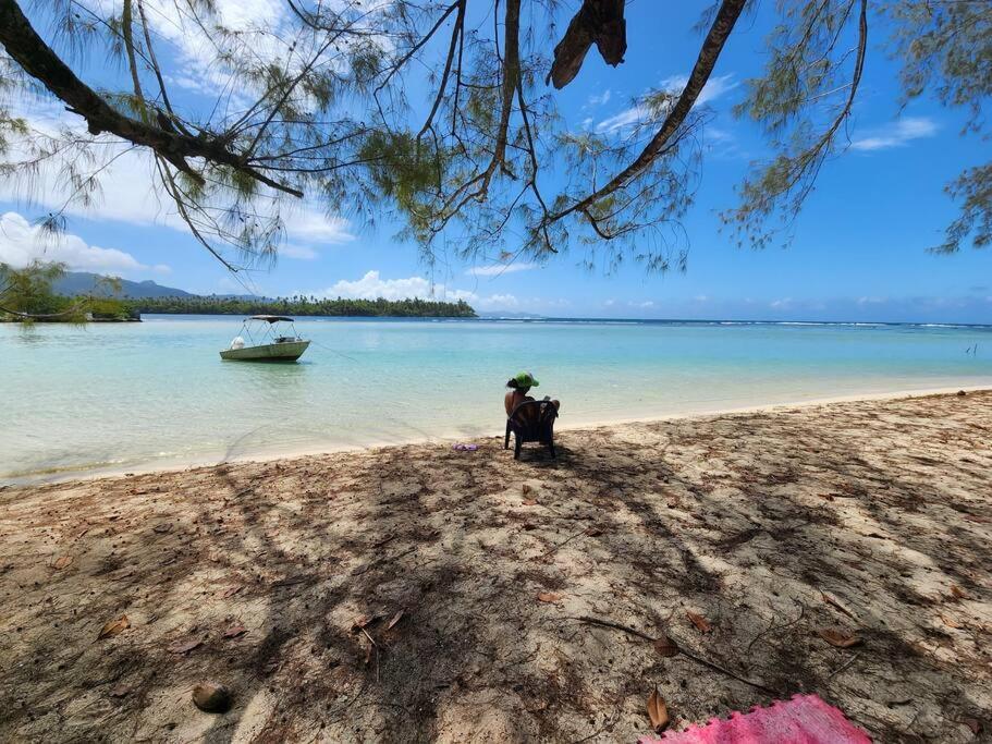 Duplex En Bord De Mer Fare Tahitea Pension Taputapuapea Ngoại thất bức ảnh